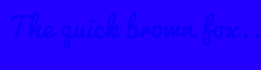 Image with Font Color 0C00F8 and Background Color 2300FD